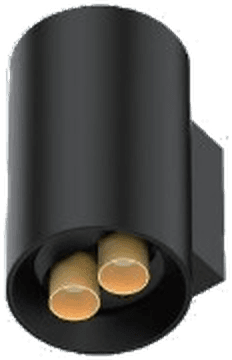 Round H125 Mini Twin Wall Sconce