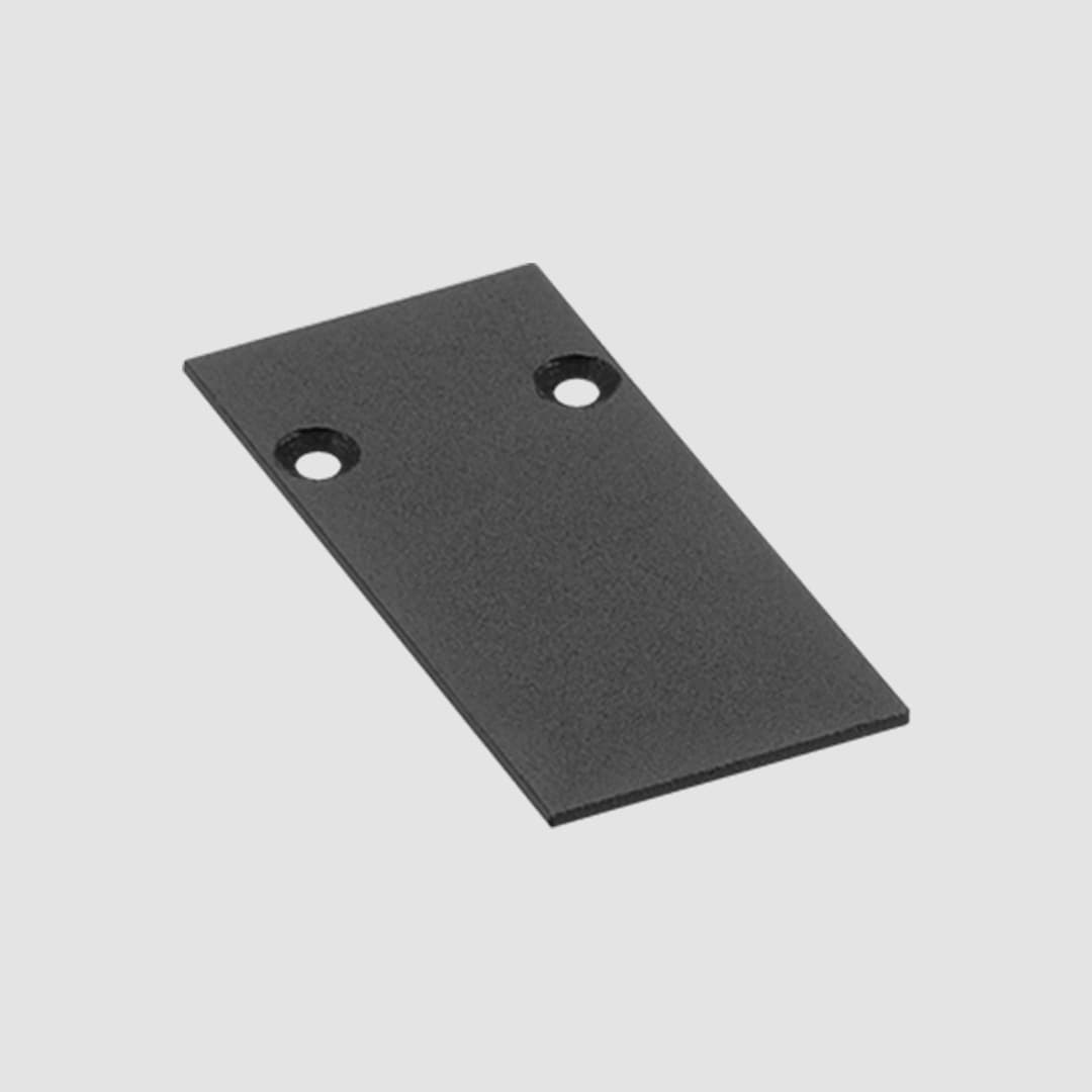 End Cap - Slim Track, a slim-profile end cap designed to neatly close off slim magnetic track systems