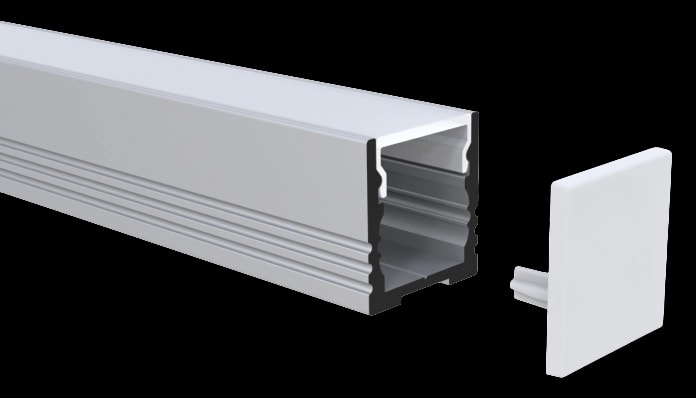 L370 Surface Mounted Aluminum Profile, nuordic aluminum profile