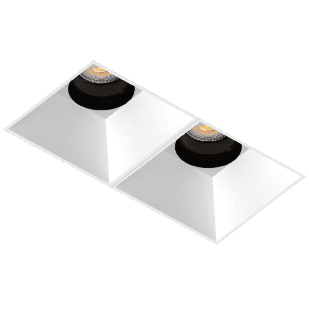 3 Inch Recessed Square Adjustable Double Downlight