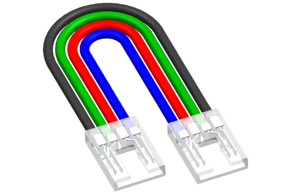 4-Pin RGB LED Strip Connector 50 Pack