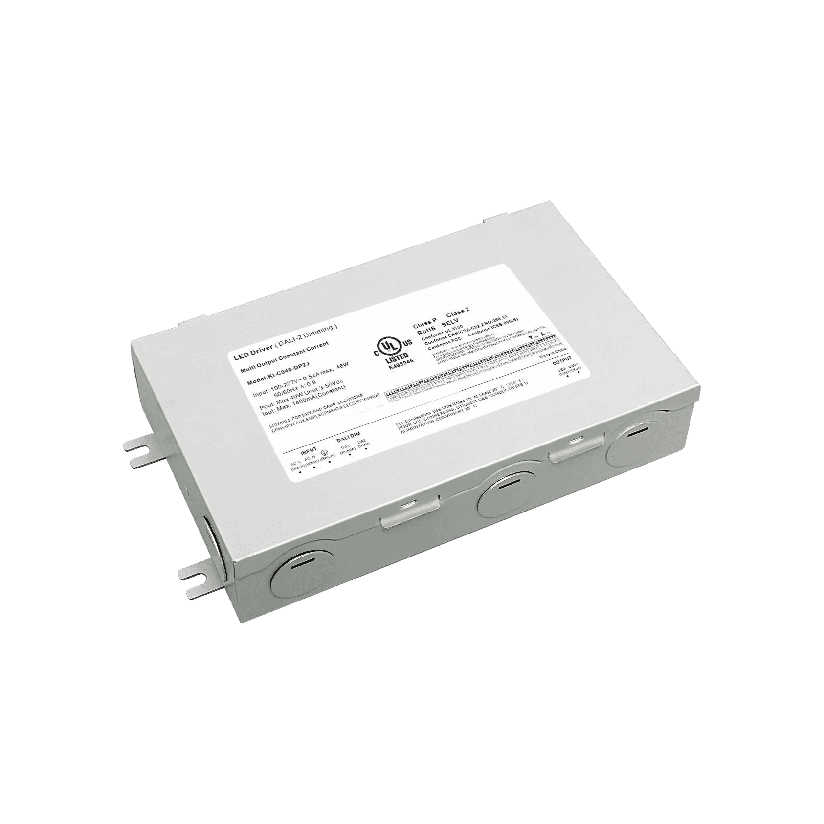 DALI-2 Constant Current Driver, 10W to 60W