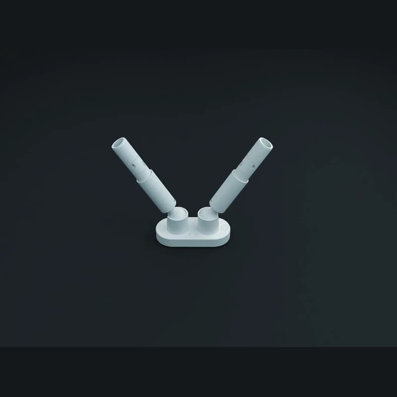 2 Line Base for 18mm Silicone Neon