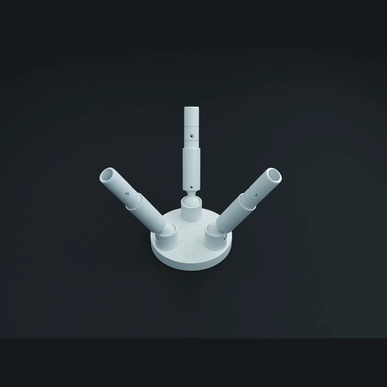 3 Line Base for 18mm Silicone Neon