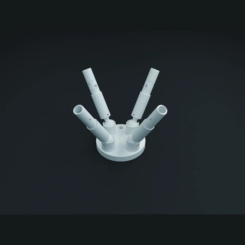 4 Line Base for 18mm Silicone Neon