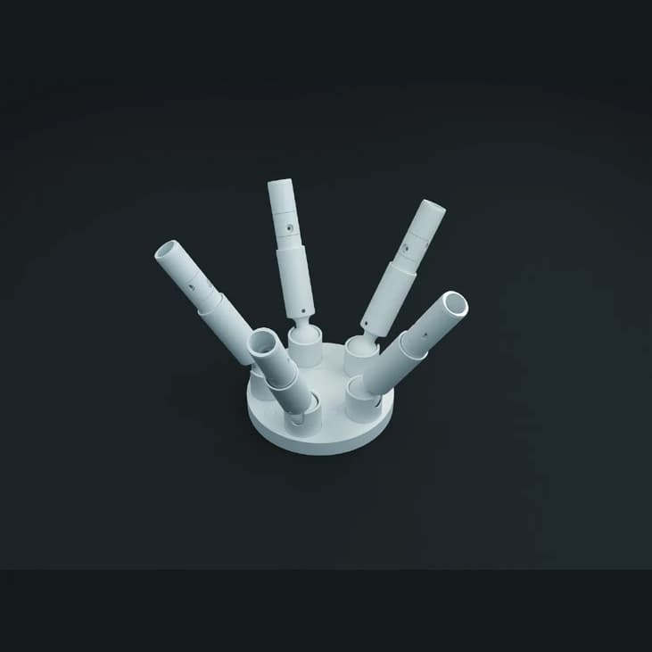 5 Line Base for 18mm Silicone Neon