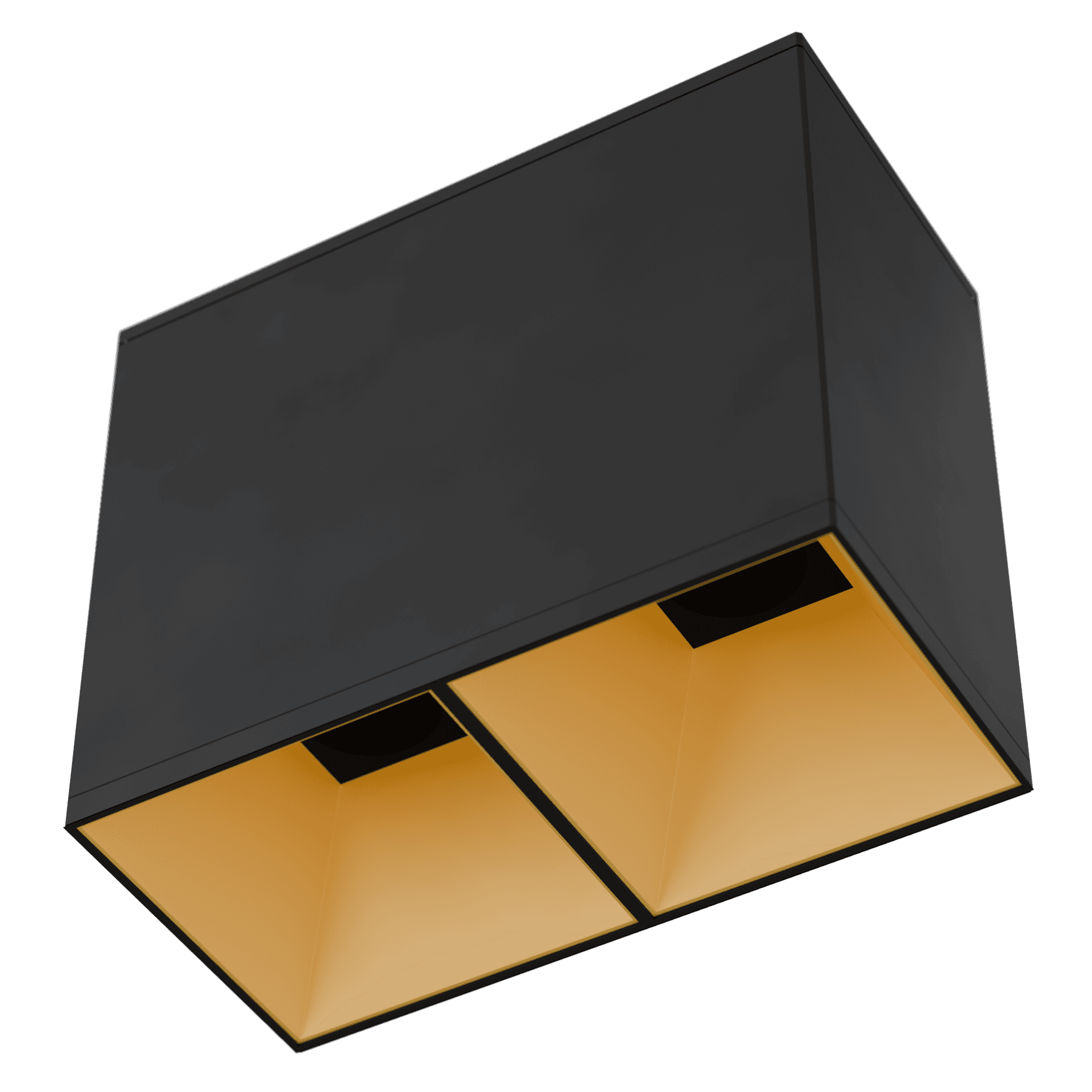 3 Inch Surface Mounted Square Adjustable Double Downlight