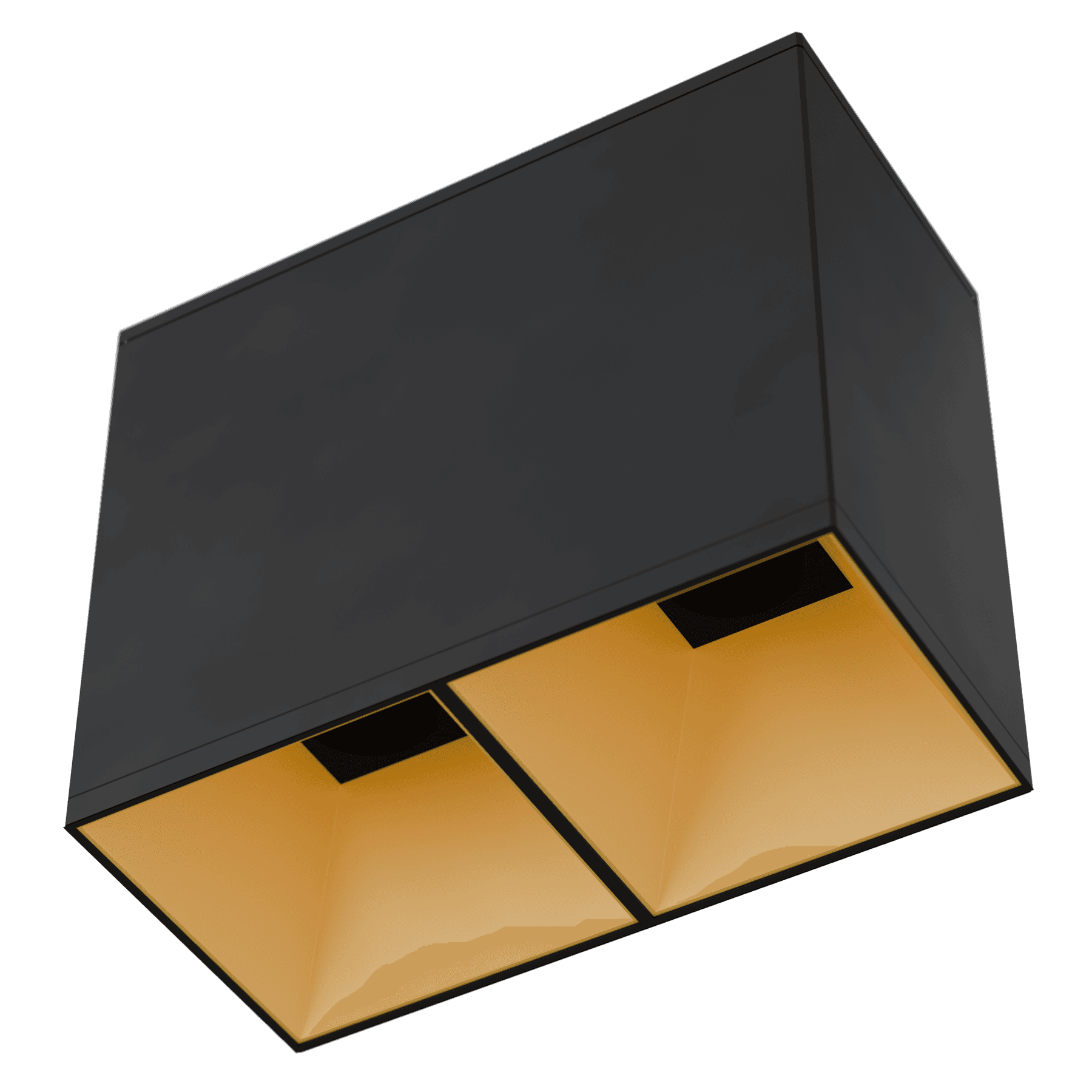 3 Inch Surface Mounted Square Fixed IP44 Double Downlight