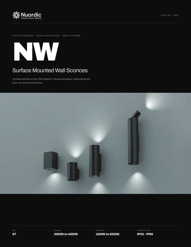 NW Surface Mounted Wall Sconces cover