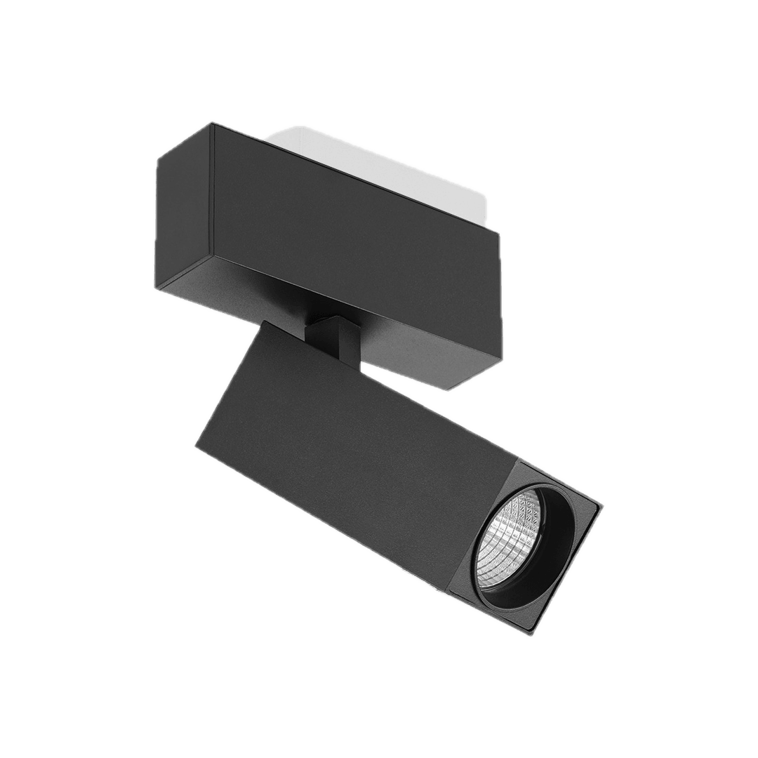 Spot Square - Standard Track, square-body spotlight for nuordic 1.5" magnetic track