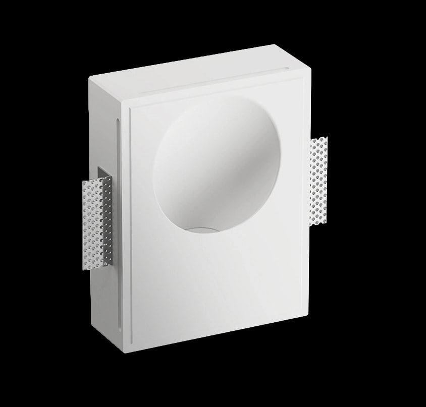 Trimless Gypsum Circle Step Light, nuordic step lights