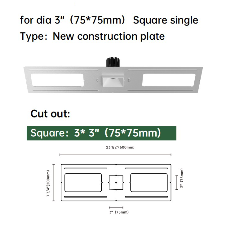 bracket plate round