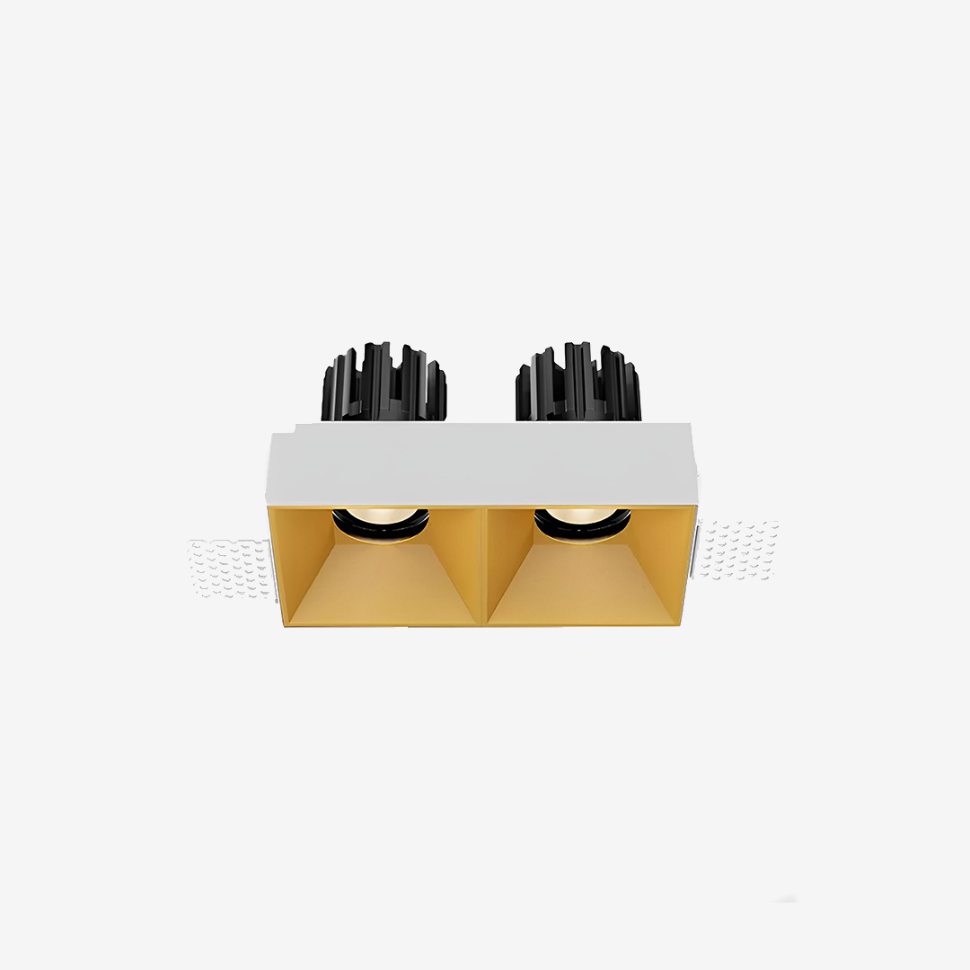 3 Inch Recessed Square Adjustable Double Downlight