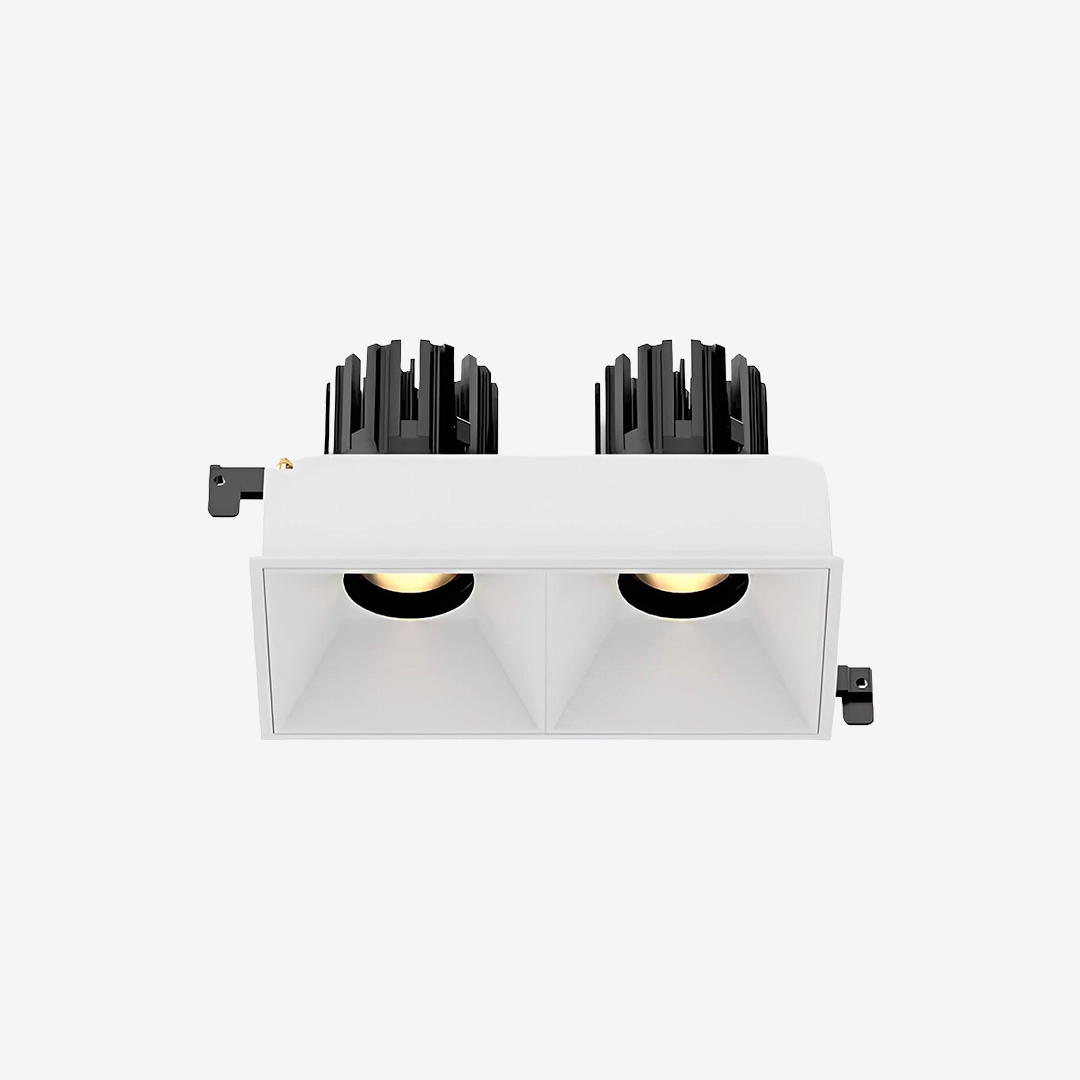 3 Inch Recessed Square Adjustable Double Downlight