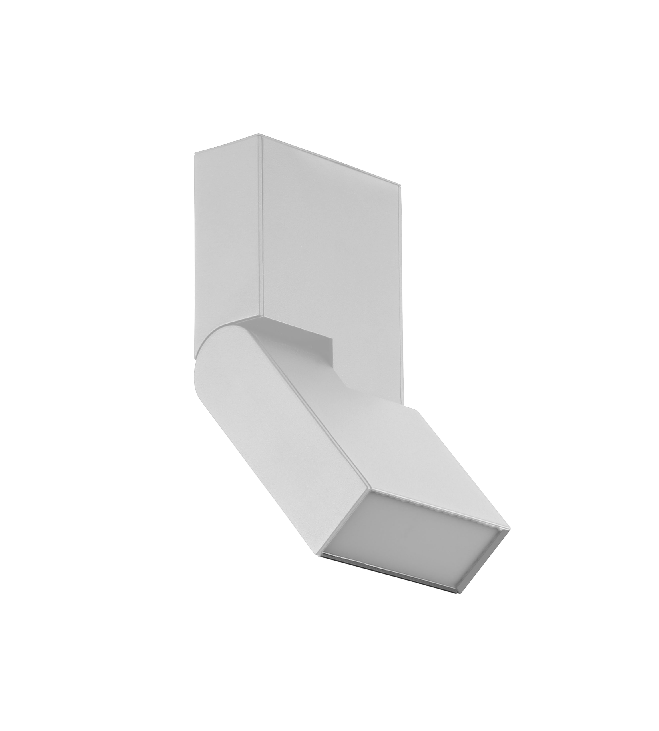 Folding Linear Diffuser - Standard Track - White, 4W