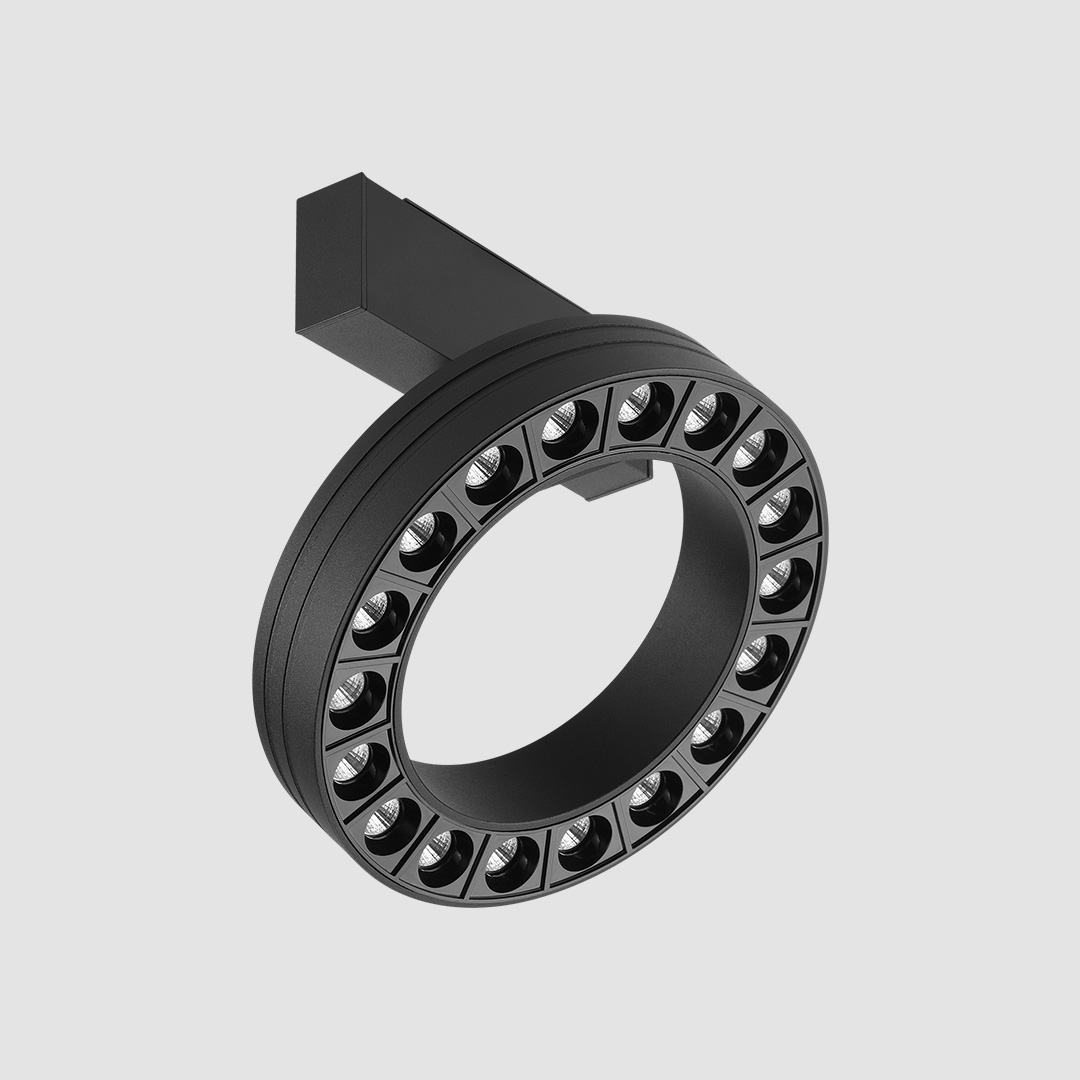 Halo Light - Slim Track - 18W, Black