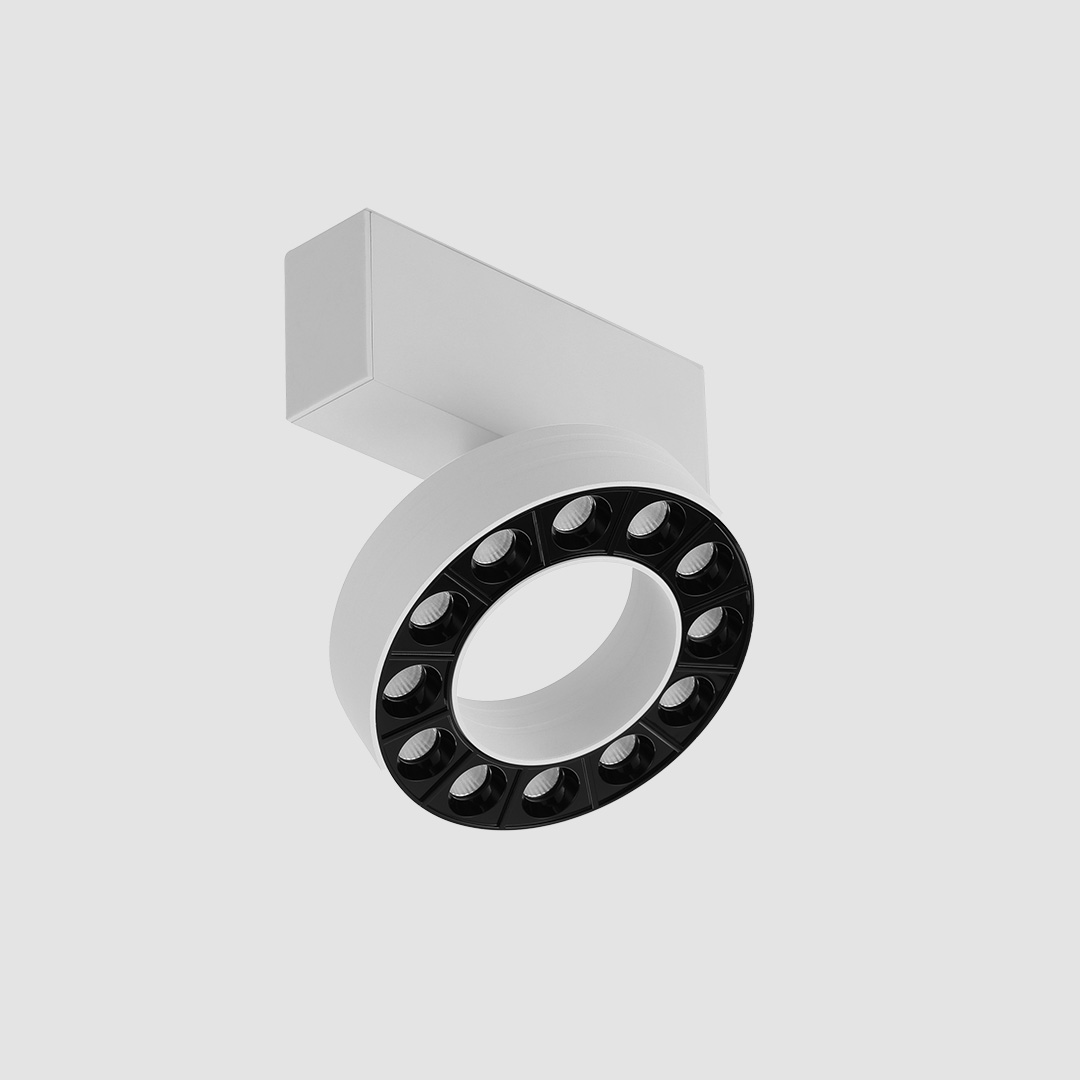 Halo Light - Slim Track - 12W, White