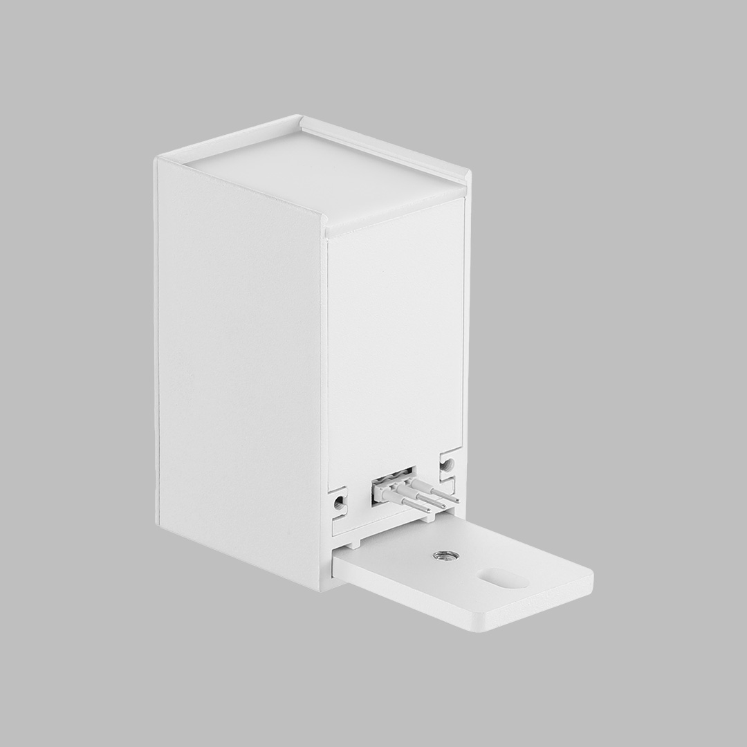 Input Terminal - Standard Track - White, Surface/Pendant