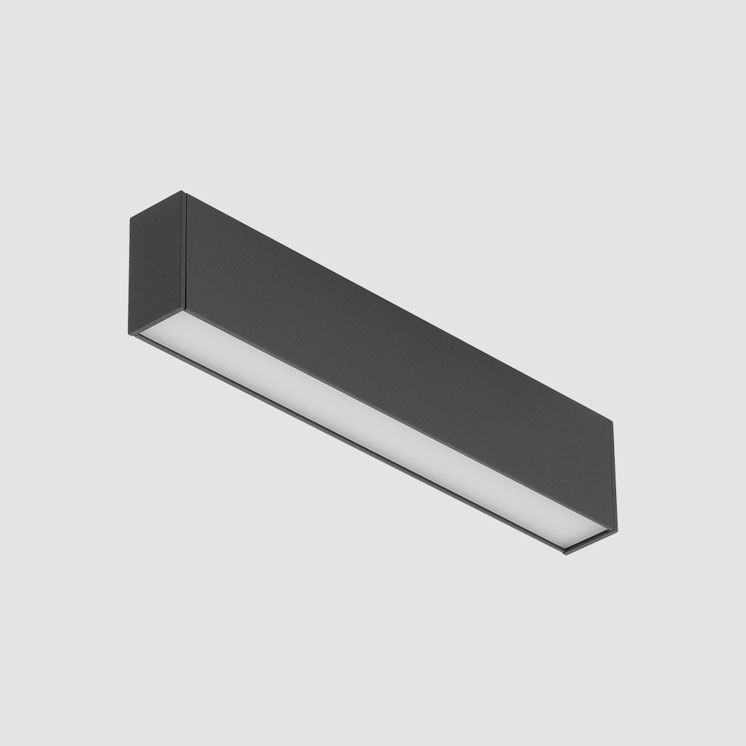 Linear Diffuser - Slim Track - Black, 13W
