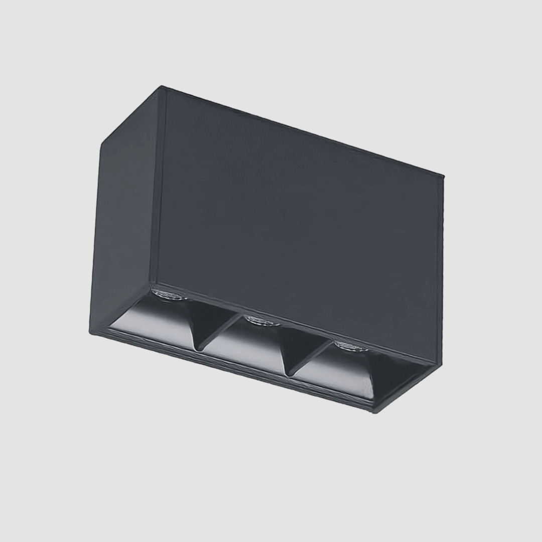 Linear Multi Spot - Slim Track - Black, 12W