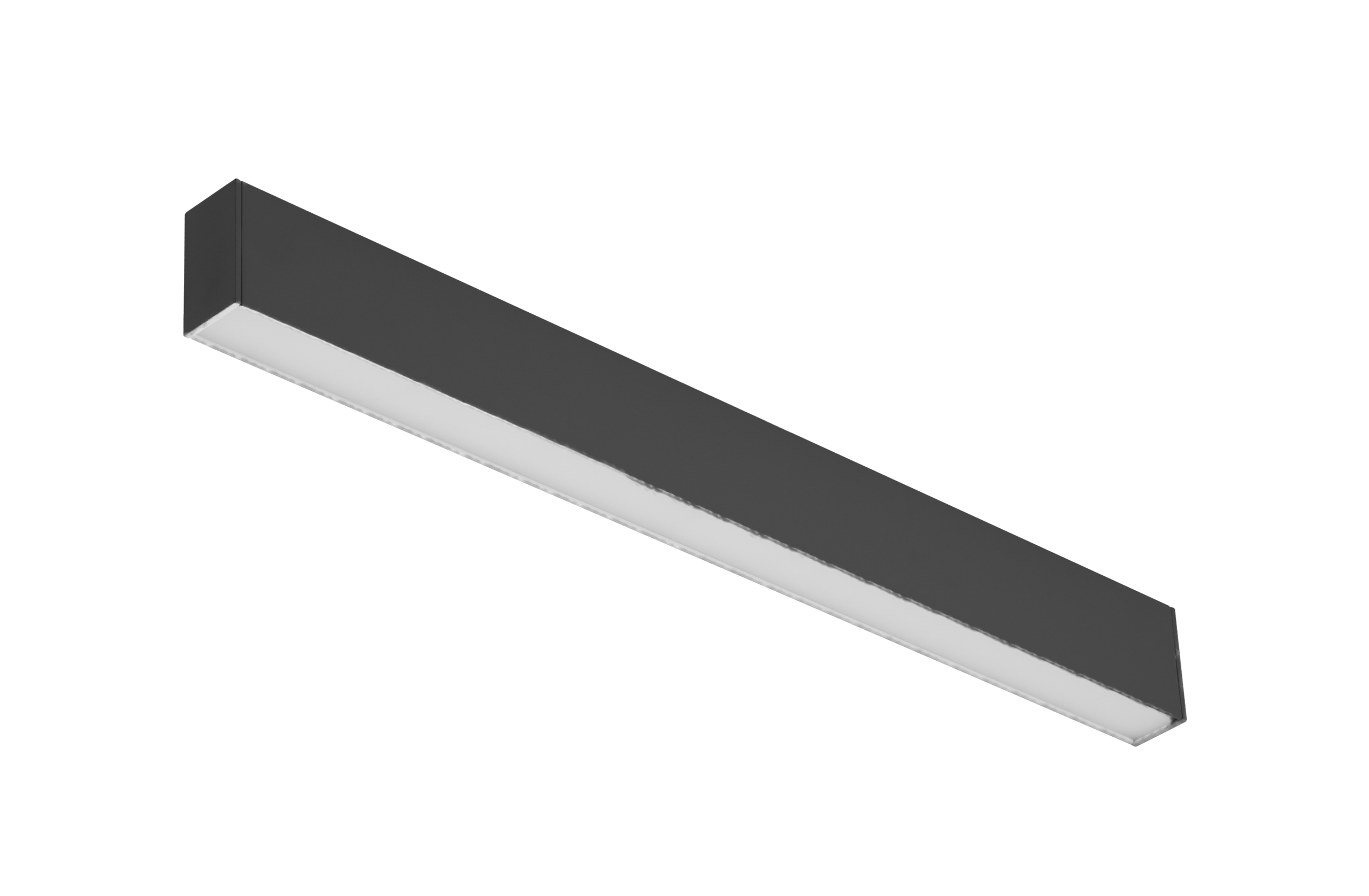 Linear Diffuser - Standard Track - Black, 39W