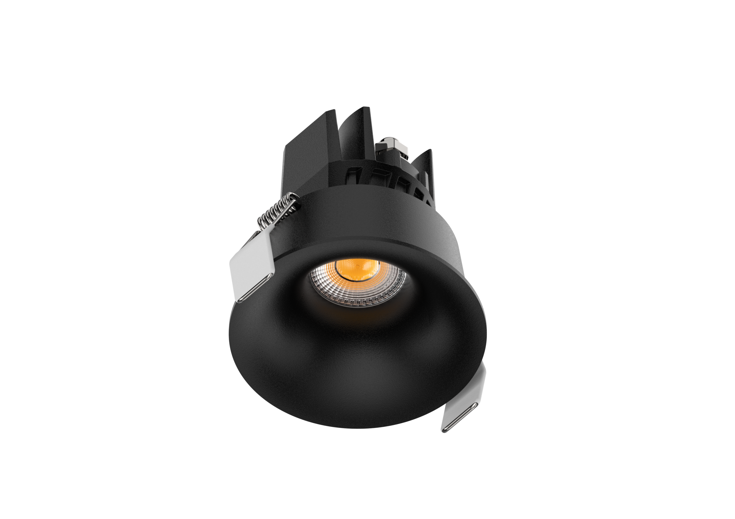 3 Inch Recessed Round Fixed IP65 Outdoor Downlight - Black