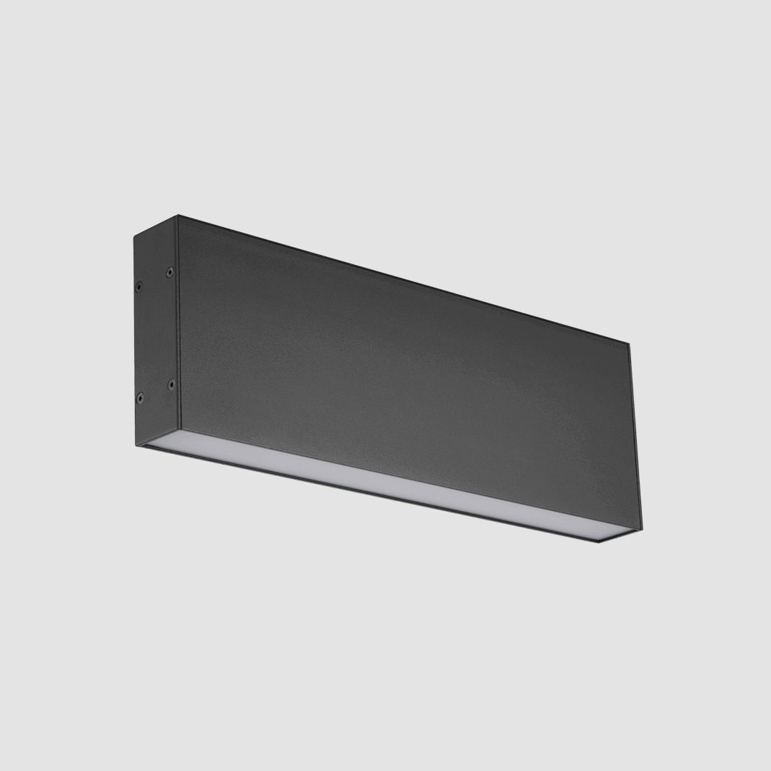 Protruding Linear Diffuser - Standard Track - Black
