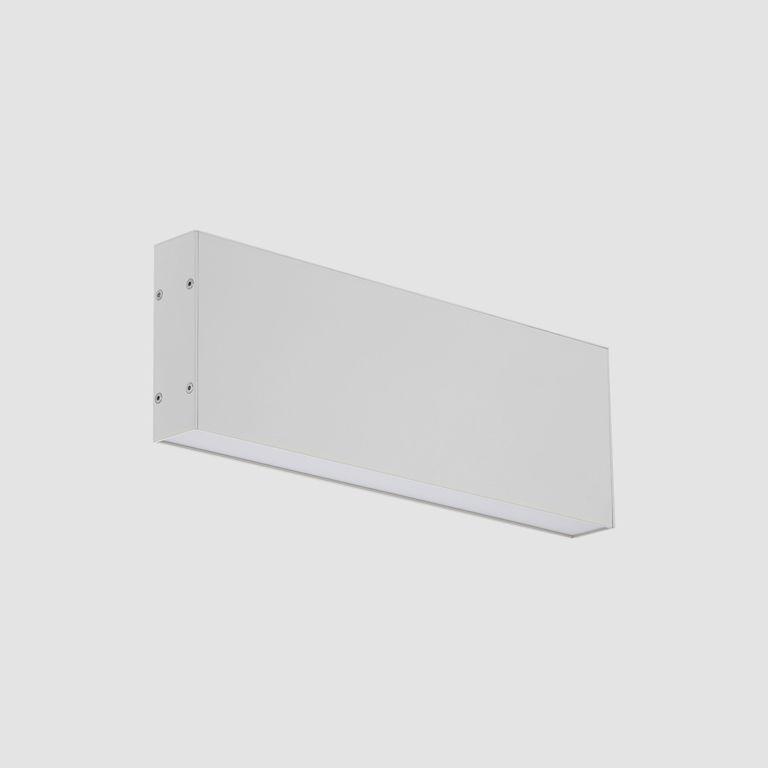 Protruding Linear Diffuser - Standard Track - White