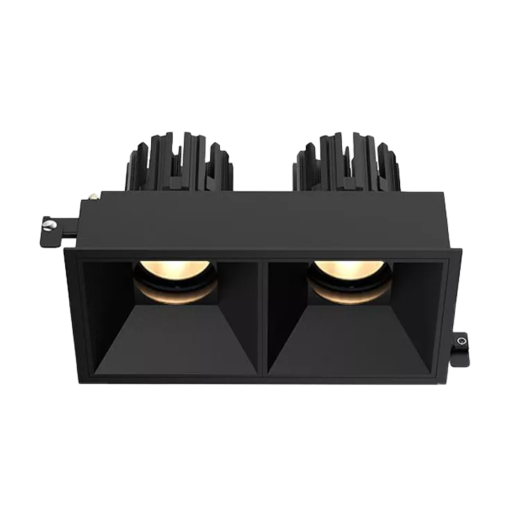 3 Inch Recessed Square Adjustable Double Downlight