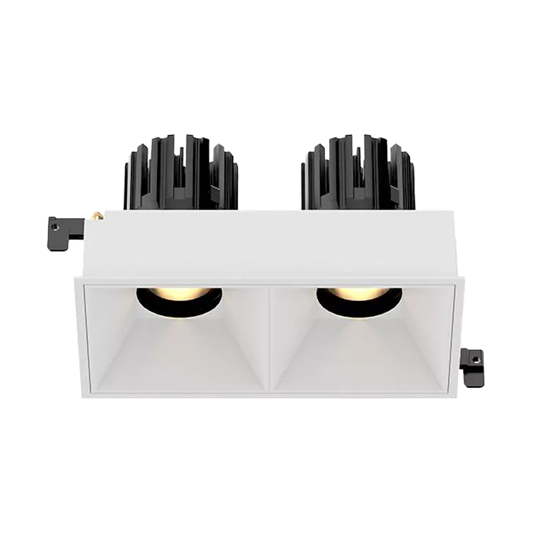 3 Inch Recessed Square Adjustable Double Downlight