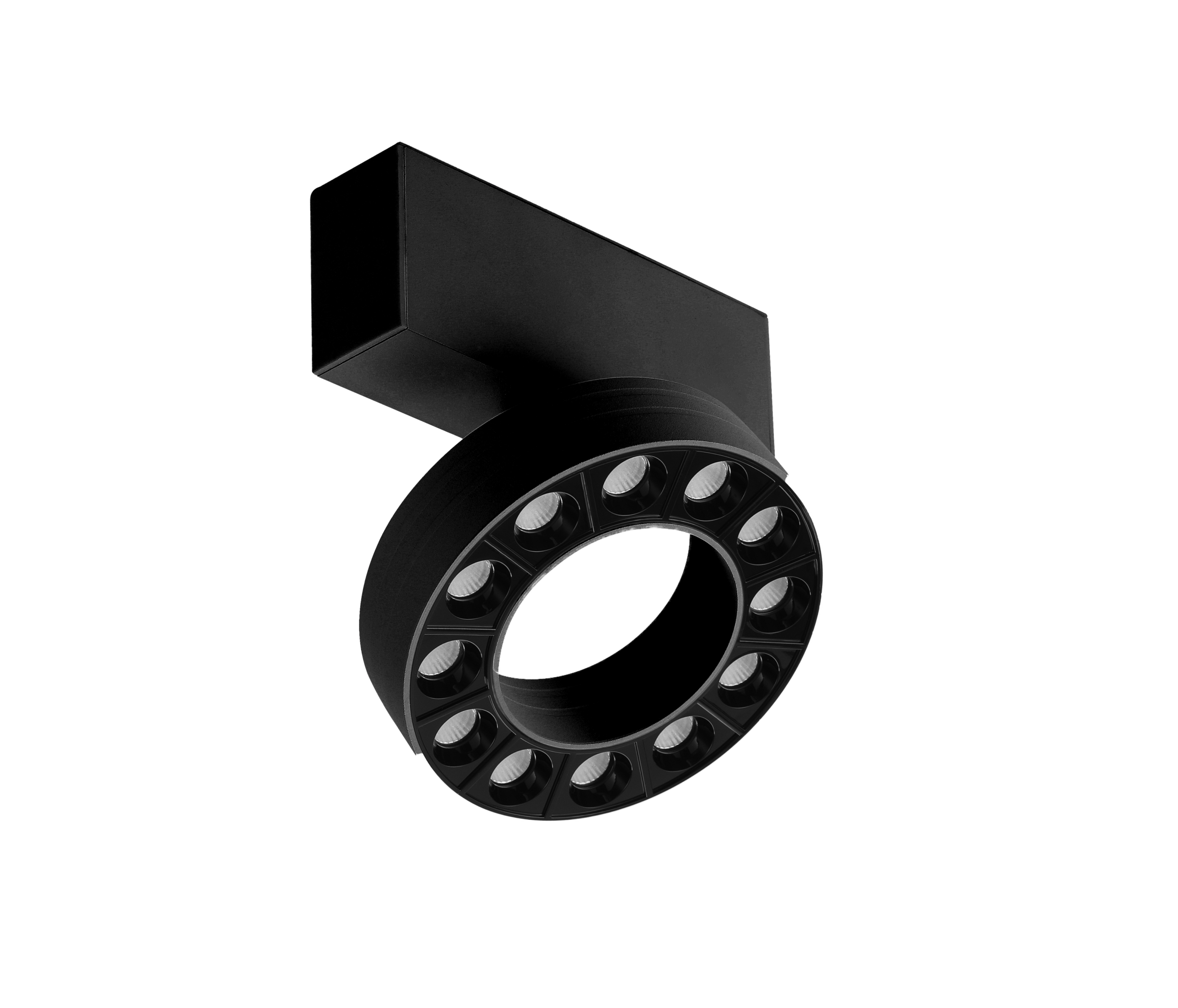 Halo Light - Standard Track - 12W, Black