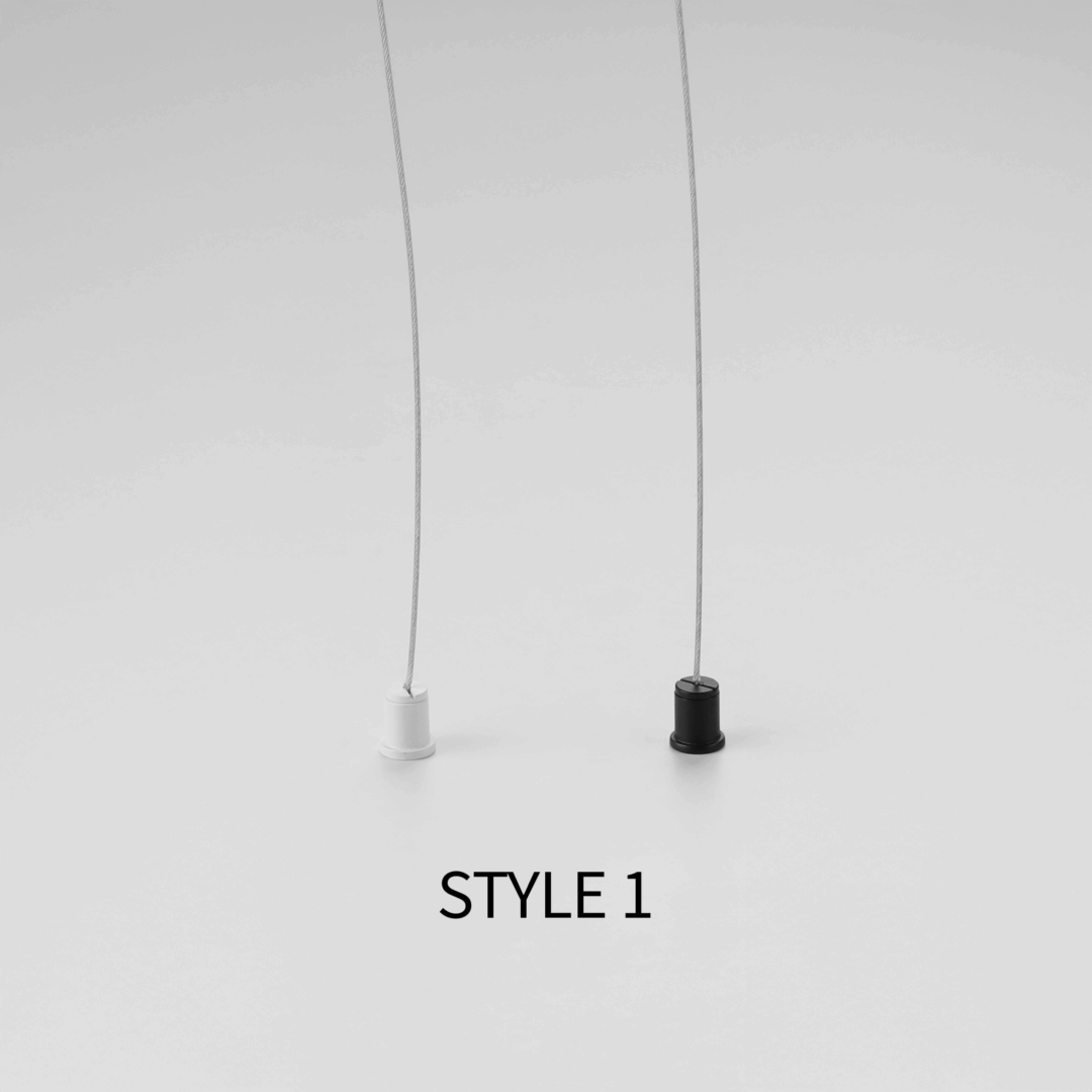 Pendant Conversion Kit Slim Track - Black, 1