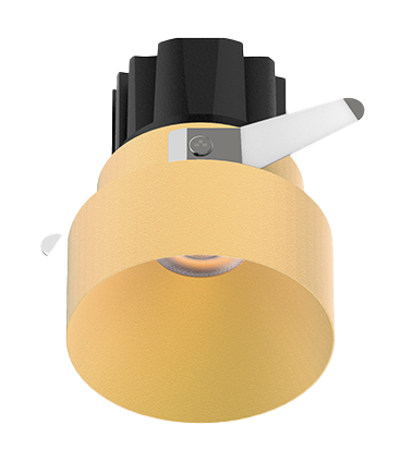 3 Inch Recessed Protruding Downlight - Gold