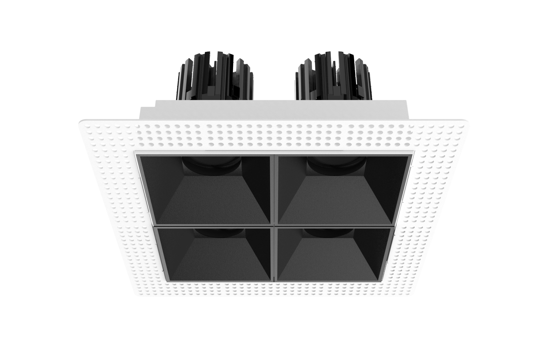 3 Inch Recessed Square Adjustable Quadruple Downlight
