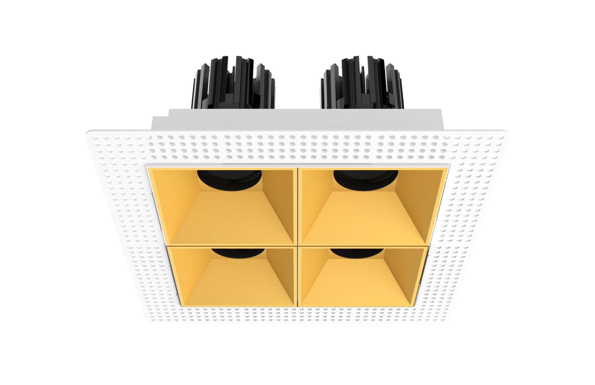 3 Inch Recessed Square Adjustable Quadruple Downlight