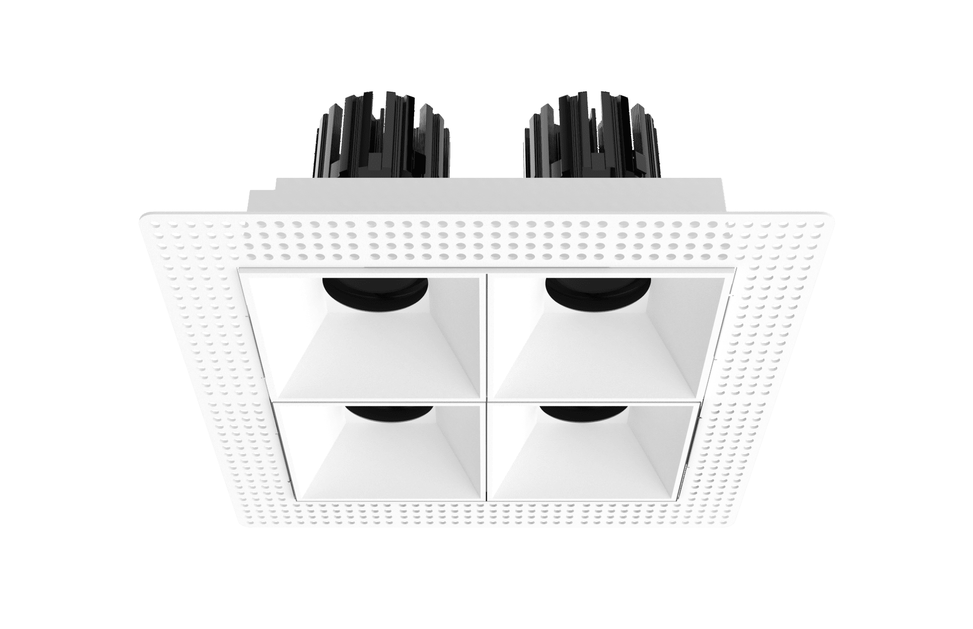 3 Inch Recessed Square Adjustable Quadruple Downlight
