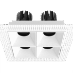 3 Inch Recessed Square Adjustable Quadruple Downlight