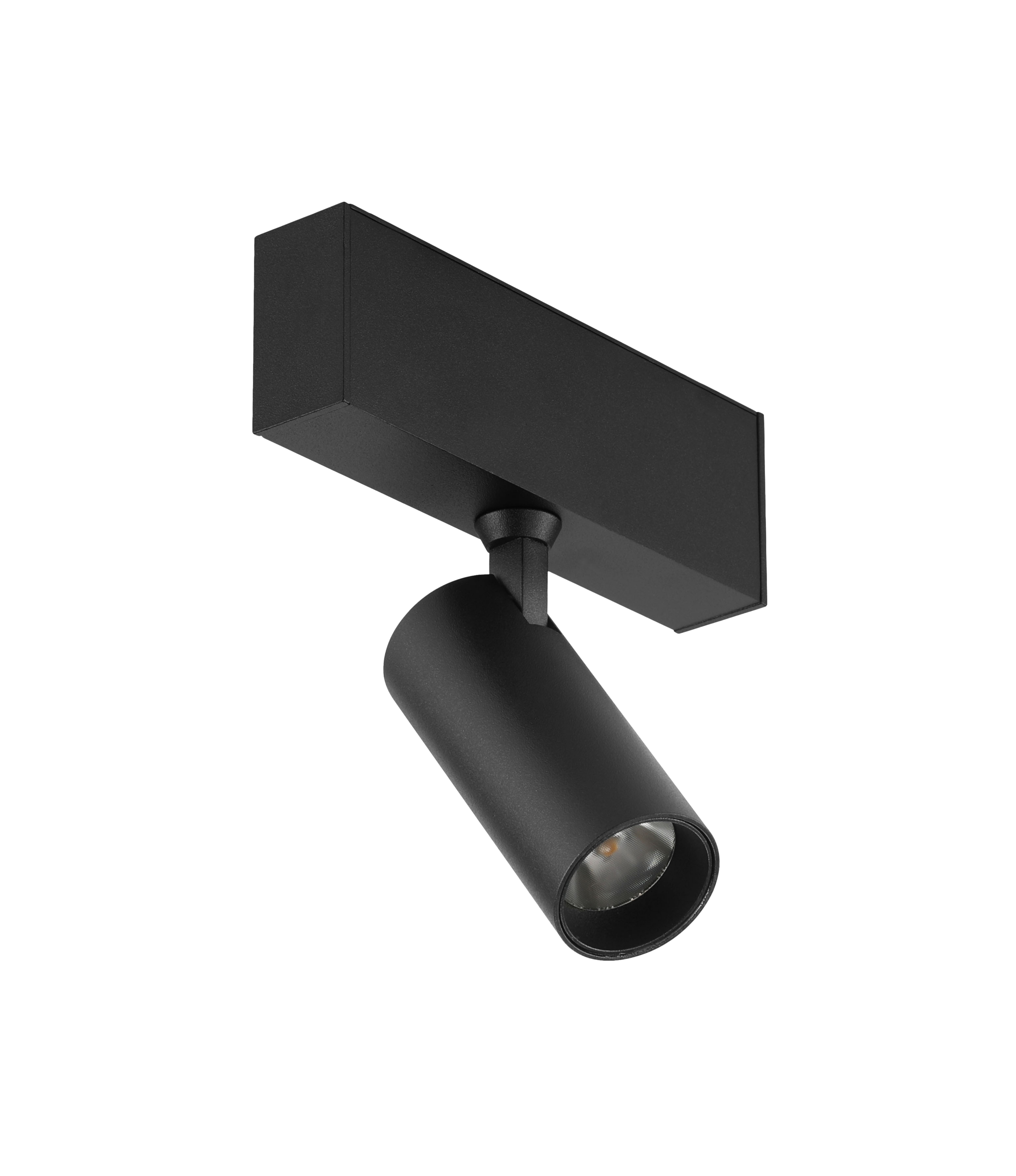 Round Spot Light - Standard Track - Black, 5W