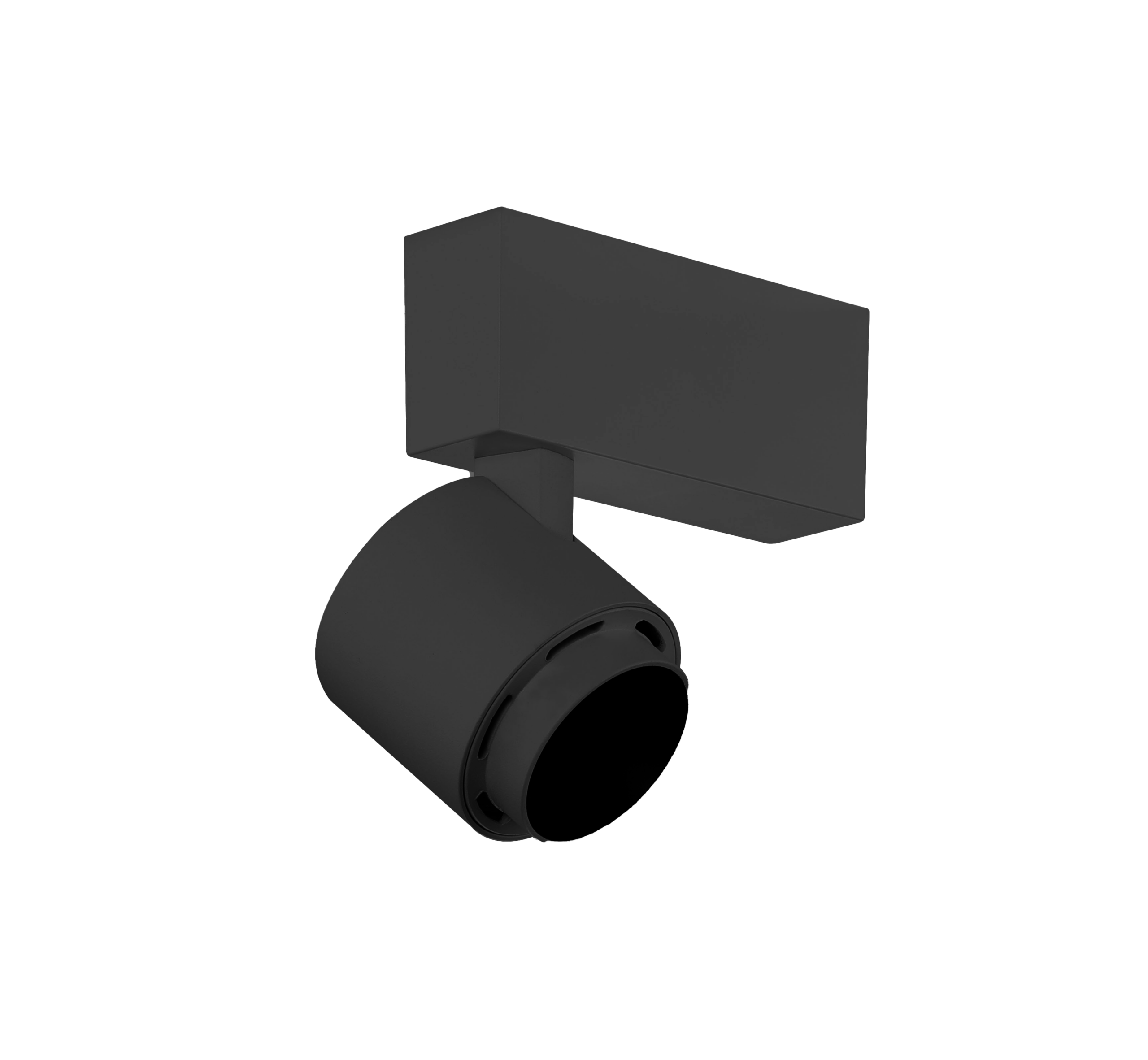 Modern Spot Light- Standard Track - Black, 8W