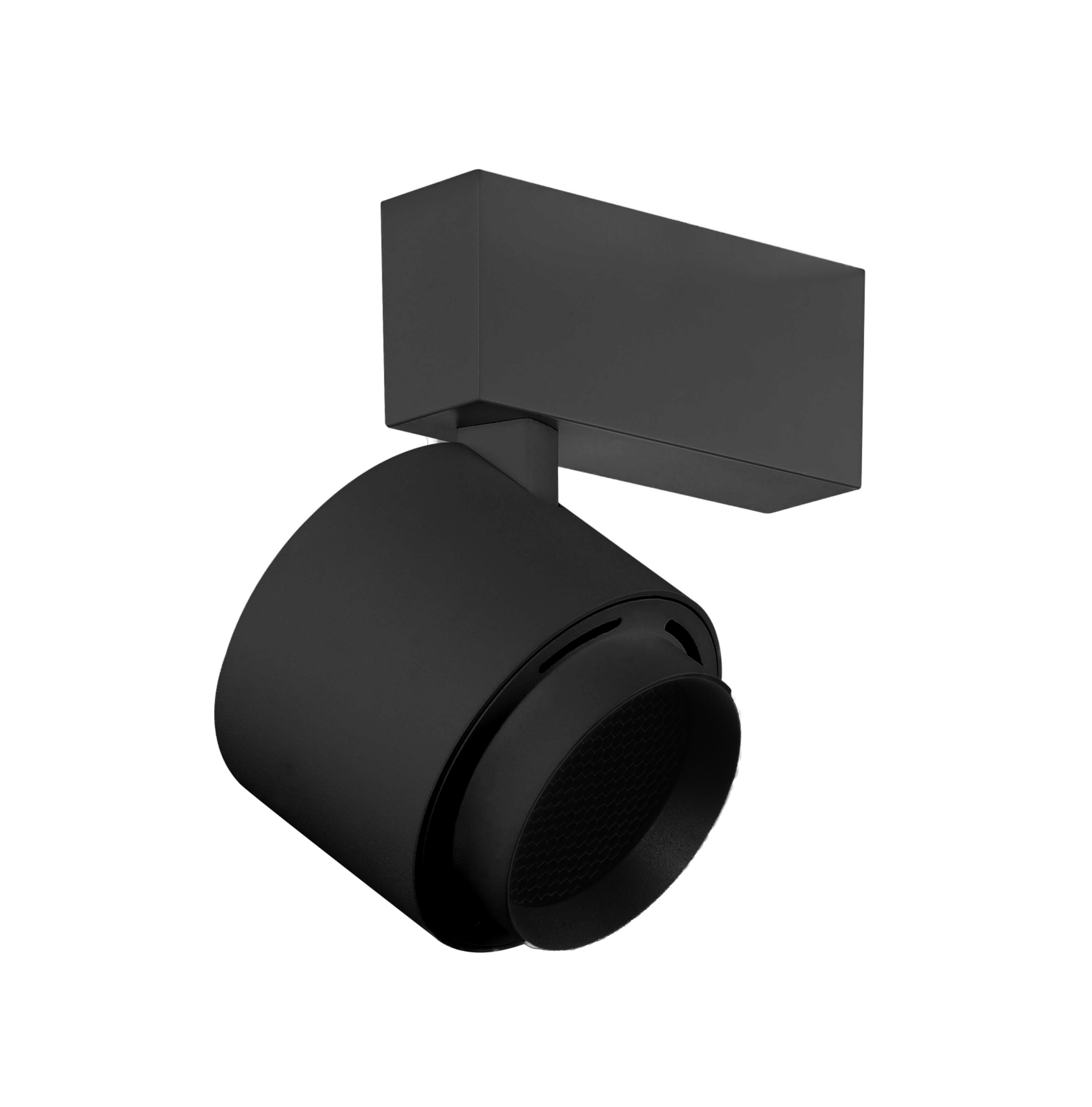 Modern Spot Light- Standard Track - Black, 15W