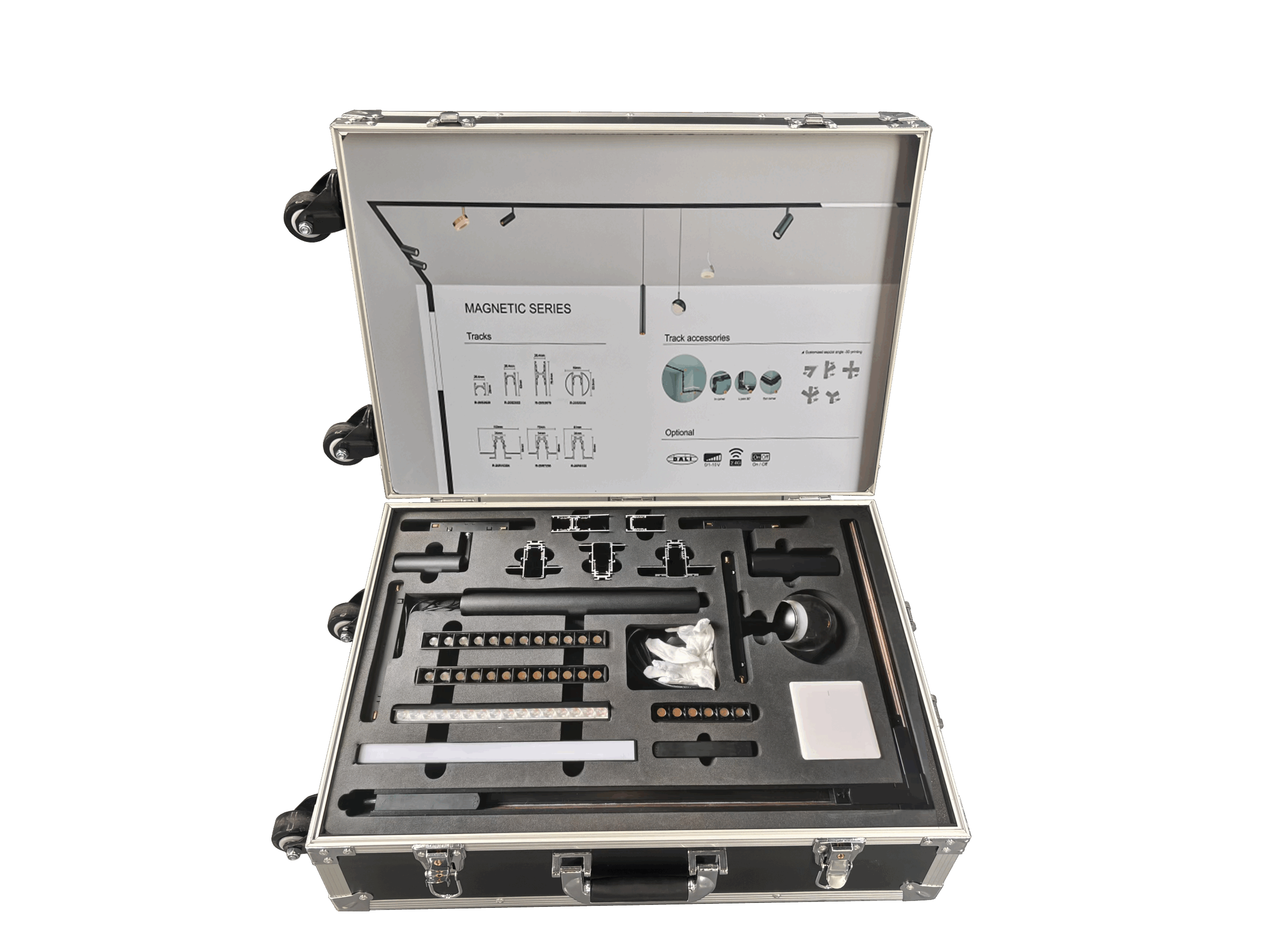 Nuordic Magnetic Track Lighting Demo Case (Reseller Sample Kit)