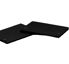 End Caps For Aluminum Profile - Aluminum, Black