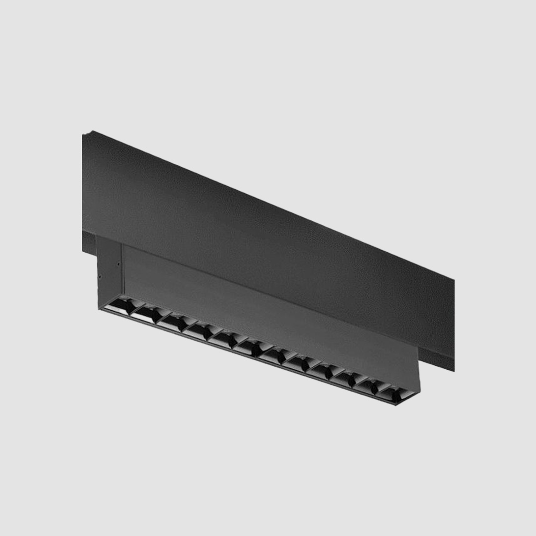 Protruding Linear Multi Spot - Standard Track - Black, 13W